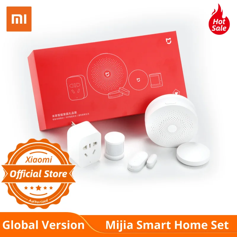 Глобальная версия Xiaomi Mijia 5 в 1 комплект для умного дома (шлюз беспроводной