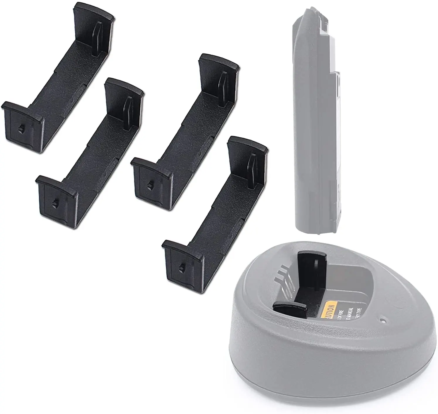 Accessori Base Caricabatterie Muslimex Binario Di Posizionamento Batteria Compatibile Per Radio Motorola Pr400 Dp1400 Ep450 Cp040 4Pc