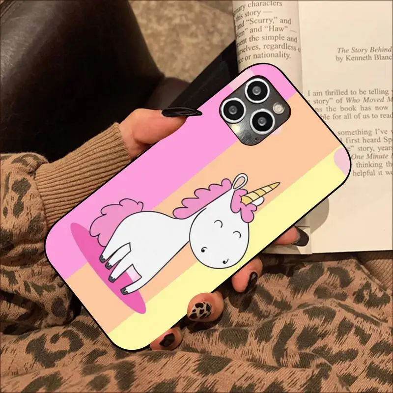 Unicorn cartoon Phone Case for iPhone 11 12 13 mini pro XS MAX 8 7 6 6S Plus X 5S SE 2020 XR cover phone cases for iphone 11