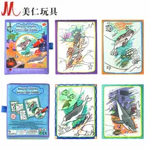 Детская морская водная живопись, тканевая книга, граффити, Детская тканевая книга, обучающая детская игрушка