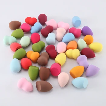 

10pcs Makeup Sponge Concealer Smooth Cosmetic Powder Foundation Make Up Puff Gourd Water Drop Bevel Shape Make Up Tool