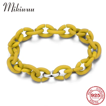 

Fashion Men's hip-hop hard rubber punk rock bracelet Cuban chain men bracelet women jewelry Simple Style hand chain