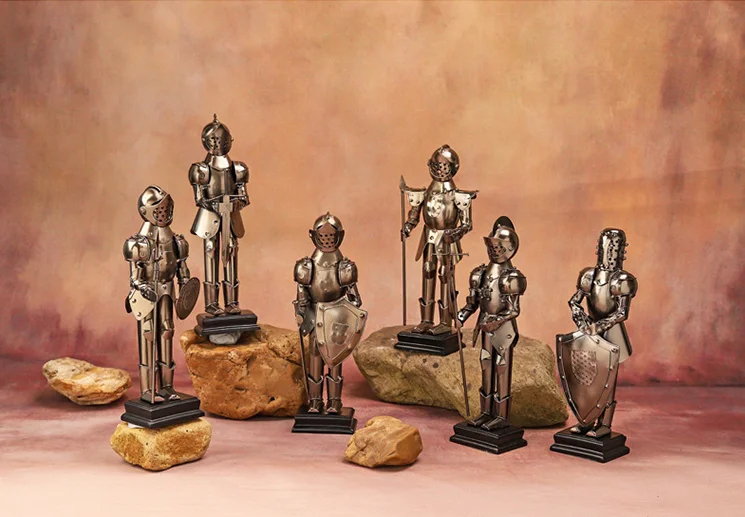 古代ローマ角闘士鎧模型装飾置物