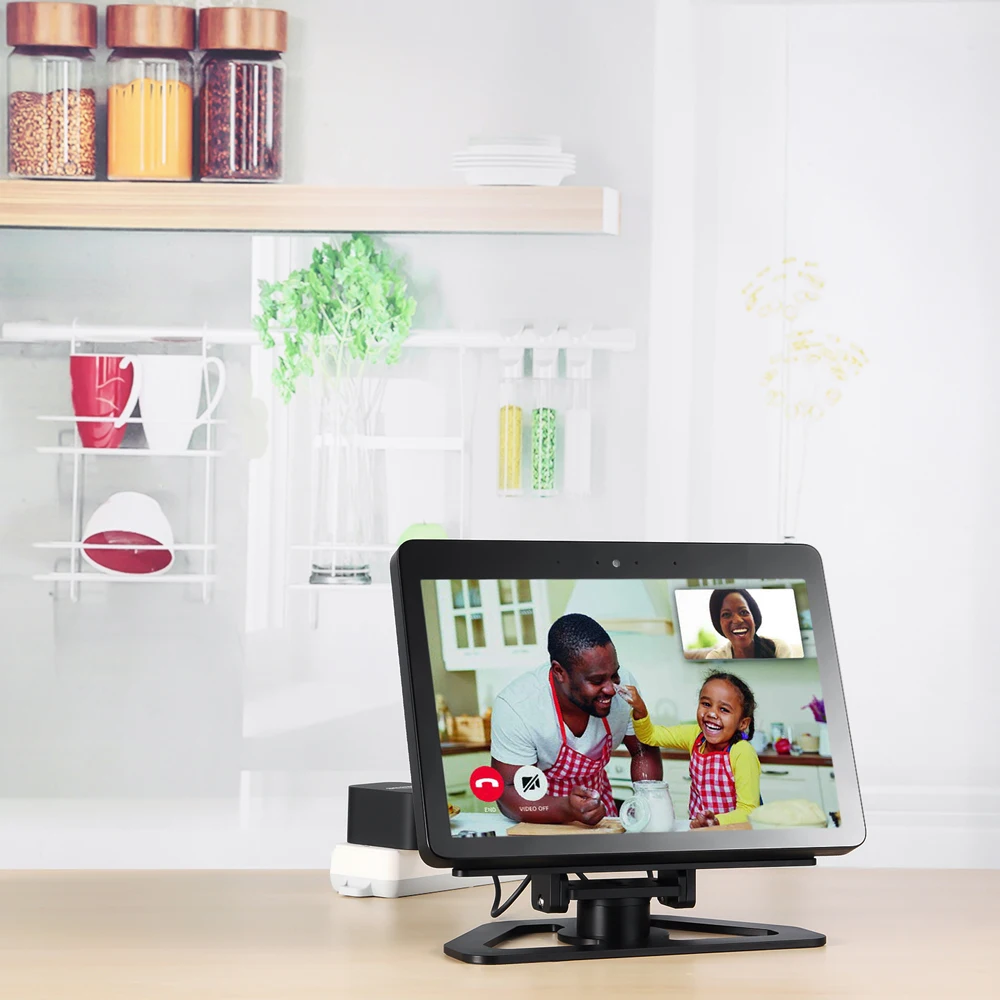 Подставка для динамиков для Amazon Echo Show 2nd алюминиевый кронштейн для Echo Show 2nd умные колонки 360 Вращение с точным подшипником