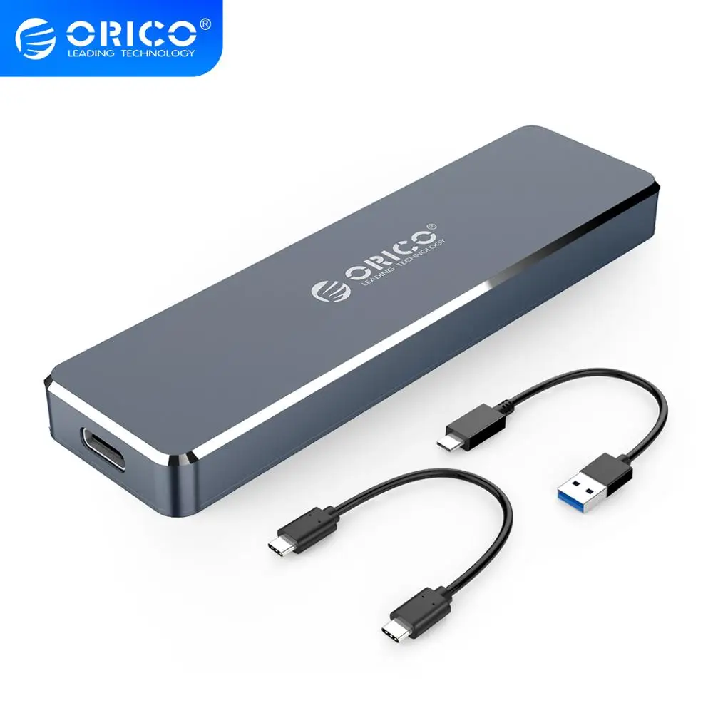 Чехол ORICO M.2 для SSD NVME корпус PCIE NGFF SATA M/B Key Disk чехол жесткого диска s на USB Type C 3 1 с