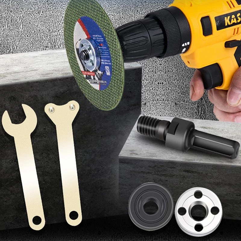 1set 5pcs 10mm Electric Drill Conversion Angle Grinder Connecting Rod