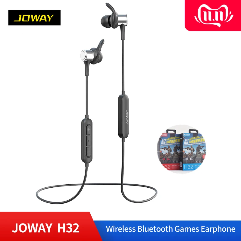 Joway H32 3D объемный стерео Бас PUBG Игровые наушники магнитные беспроводные Bluetooth