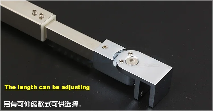 1PCS Stainless steel Shower Glass door fixed rod/clip,Bathroom glass support bar,length 40/60/70cm(LG002