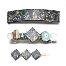 Модные Бохо для волос, заколки для волос, набор для женщин, дизайн, ювелирное изделие для волос, ракушка, имитация жемчуга, кристаллы, заколки для волос, подарки