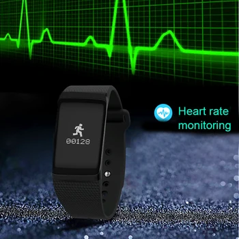 

Bluetooth Smart Band Bracelet Heart Rate Step Count Alarm Clock Waterproof for Sports New Arrival