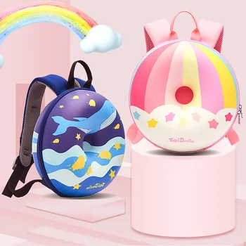 

New Dounts Kids Toddler School Bags Baby Backpack Fashion Ocean Rainbow Bags for Kids Children Backpack Circle Kids School Bags
