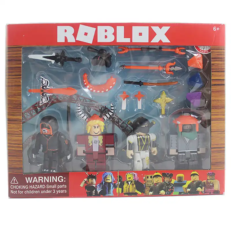 Roblox Master Ninja 4 Dolls Plus Accessories Boxed Toys Boys Toys Model Figurines Collection Best Festival Gift Action Toy Figures Aliexpress - roblox minifigures toys r us