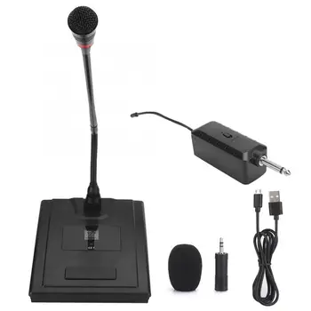 

Multifunction Gooseneck Microphone Wireless Omnidirectional Conference Desktop Mic Gooseneck Microphone Conference Microphone