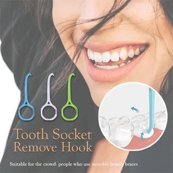 

1/3pcs Tooth Socket Remove Hook Remover Easy Removal Tool Plastic Braces Hook EY669