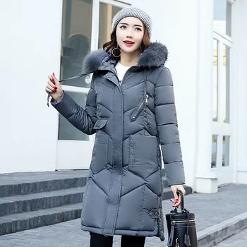 

#9057 Winter Warm Hoodie cotton Coats Women Plus Size Thicking Long Coat Female Hoodies Slim Harajuku Outwear Pockets Streetwear