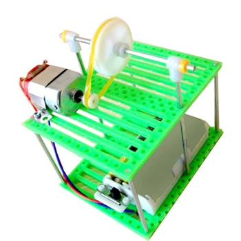 

Physical Experiment Electric Learning DIY Assemble Handmade Teaching Aids Mini Cable Car Toy Science Kids Educational Gift Model