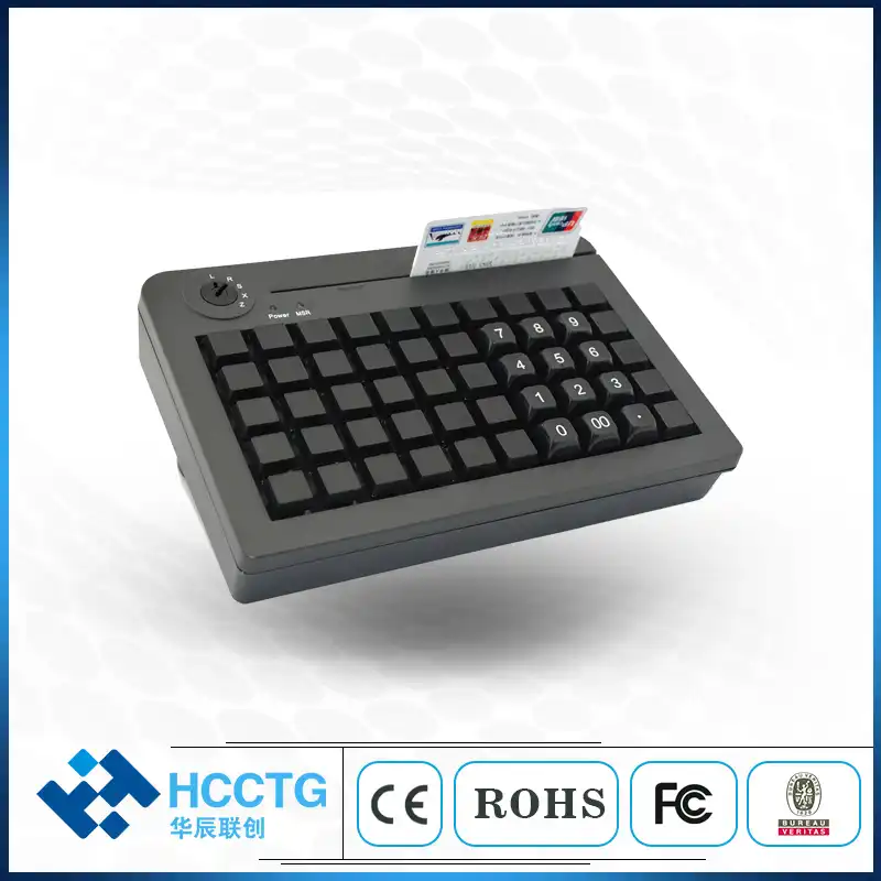 USB 50 программируемая клавиатура POS MSR считыватель магнитных карт KB50M|card reader|magnetic card