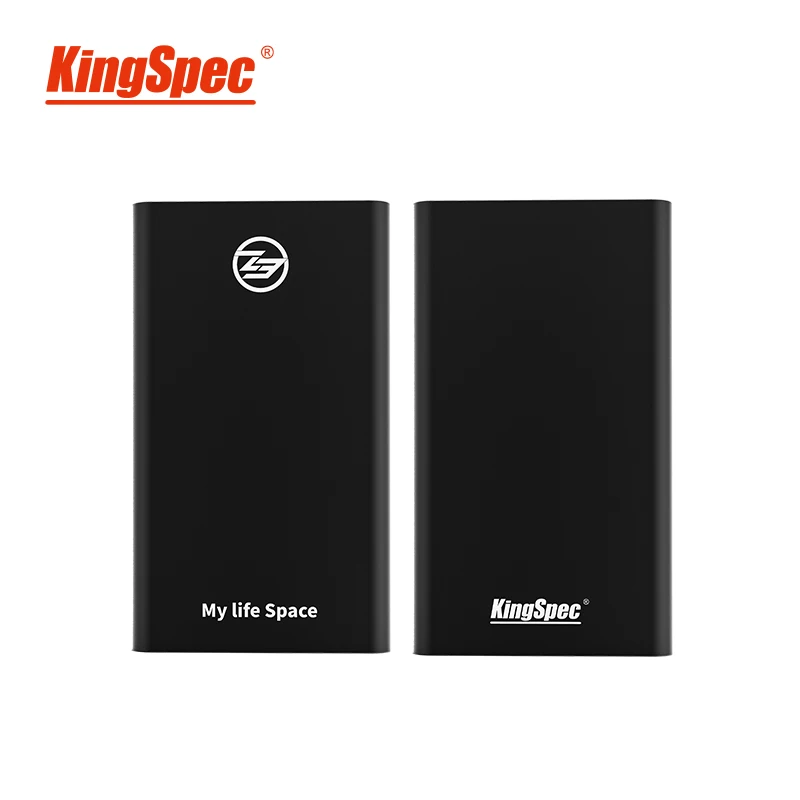 KingSpec портативный SSD 120GB 240gb ssd 1 ТБ hdd Внешний SSD type C USB3.1 500gb внешний Festplatte жесткий диск для ноутбука - Цвет: Black