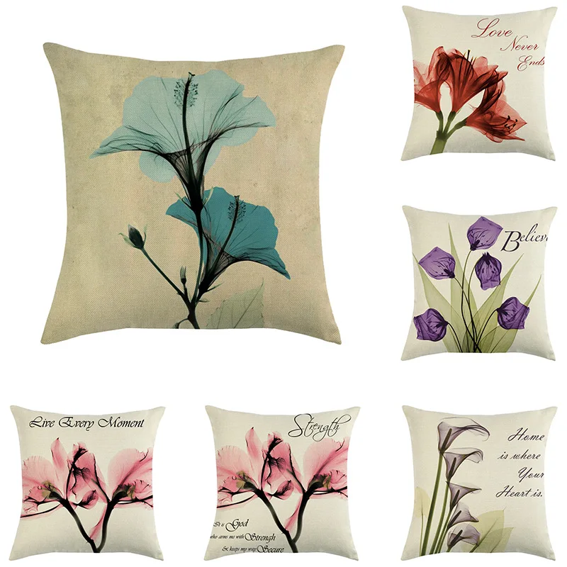 

LISM Cushion Cover Peach Skin Cashmere Pillow Case Without Pillow Core 45x45CM Size Sofa Pillow And Comfortable Life