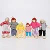 1 Set Wooden Doll Family Furniture House People Wood Puppets Dolls Kid Pretand Play Toys Eye-Hand Coordination Infantis Play Toy ► Photo 3/6
