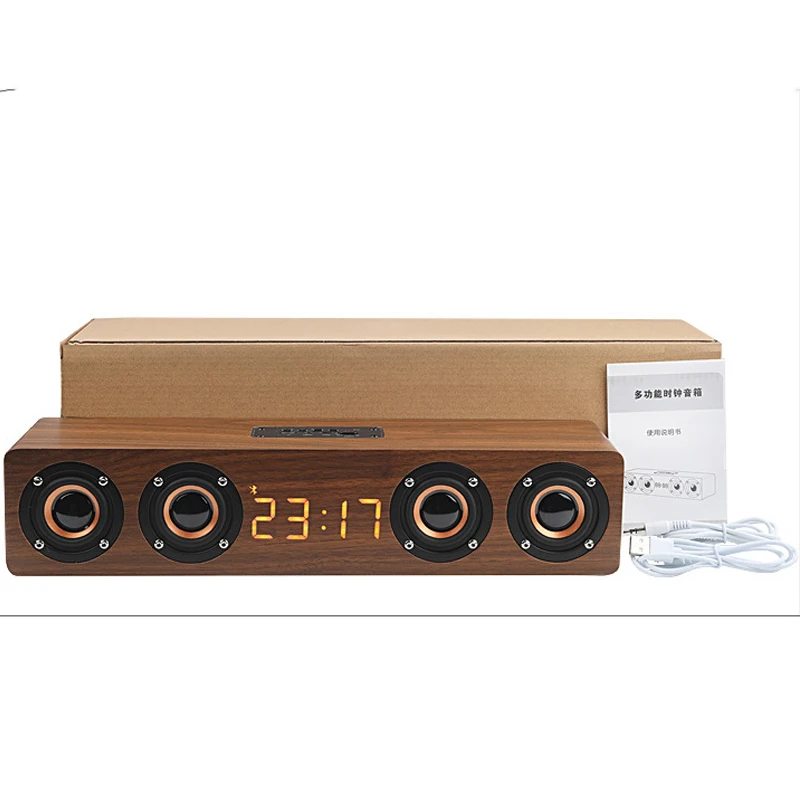 Bluetooth Speaker Soundbar Music Acoustic System 20W HIFI Stereo Surround LED Display Outdoor FM Radio mini portable audio speaker