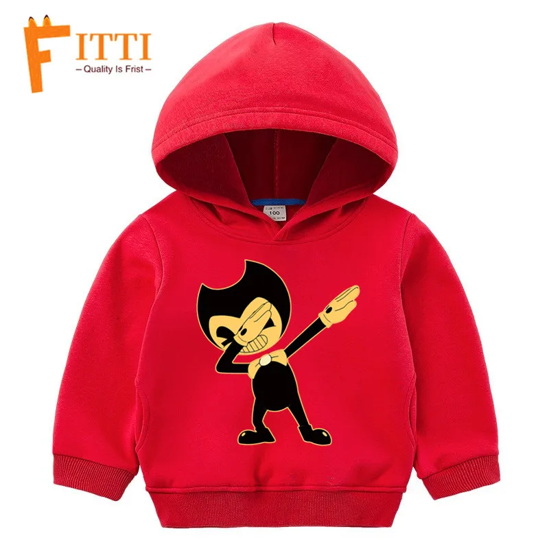 Детские толстовки с капюшоном Dab Bendy, Детский свитер на осень и зиму, толстовка с капюшоном