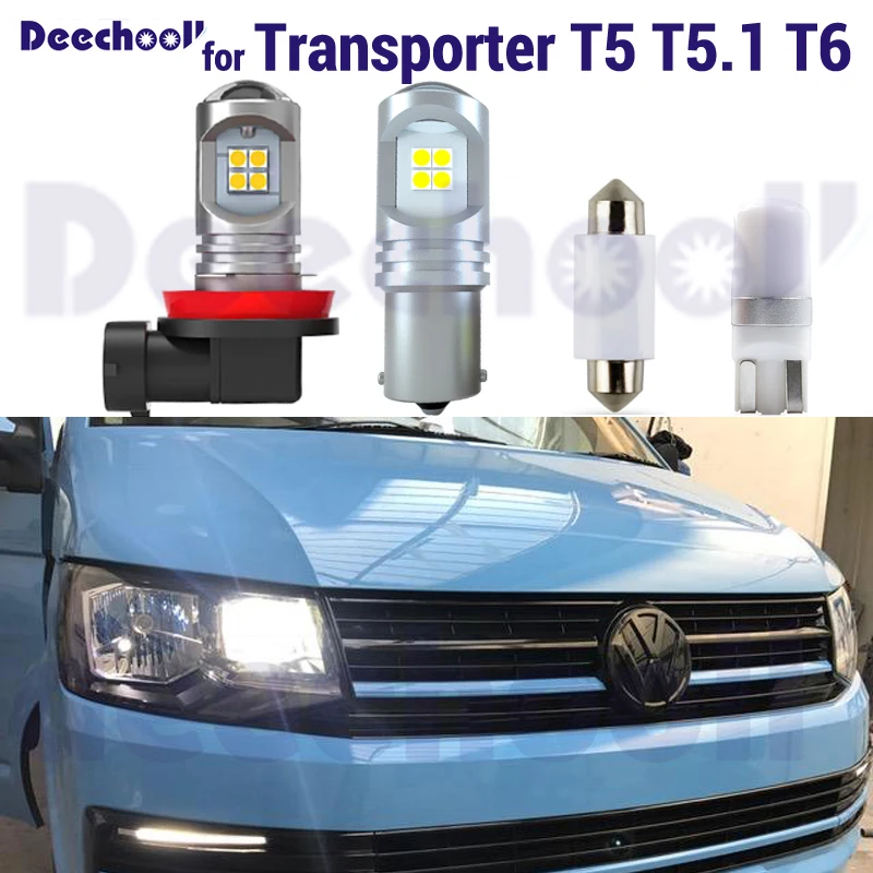 2x NUMBER PLATE BULBS LIGHTS LED BRIGHT WHITE XENON VW Transporter T5 CANBUS FRE