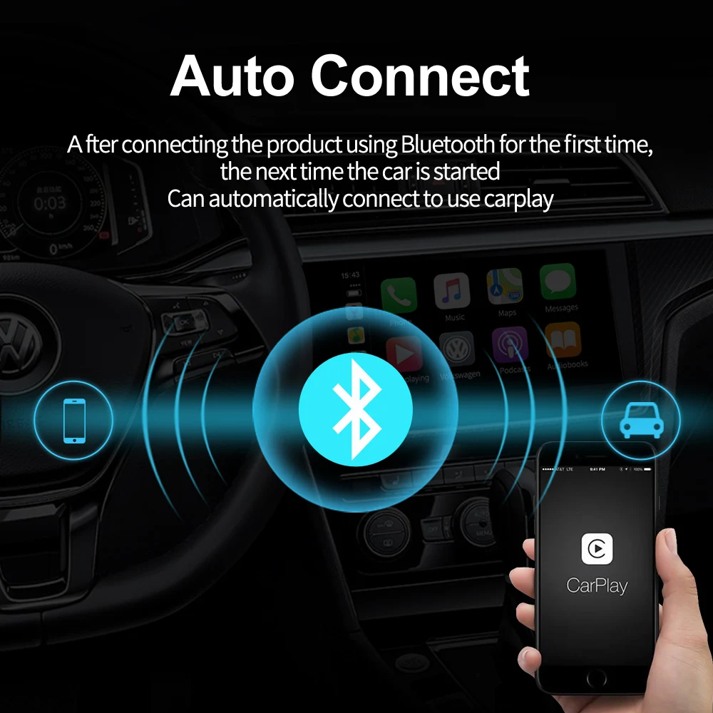 Carlinkit 2 0 CarPlay беспроводной для Volvo XC90 XC60 XC40 S90 V90 V60 2016 2020 Carplay2Air адаптер активатор USB