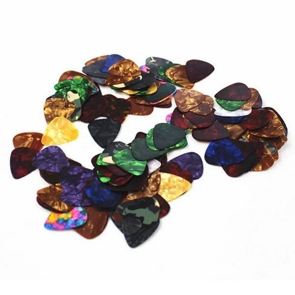 Горячая 10/20 шт акустический pick s Plectrum из целлюлоида для электрической гладкой гитары палочки аксессуары 0,46 мм 0,71 мм 0,96 мм MVI-ing