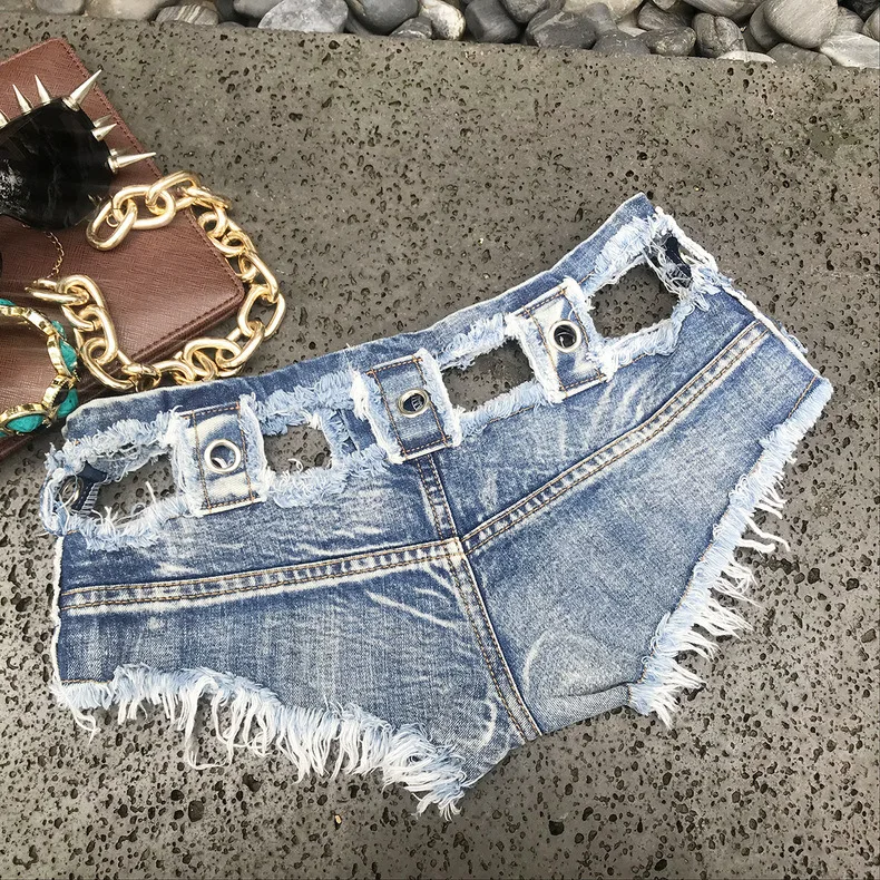 jorts Women's street clothes new 2021 fashion sexy retro summer blue high waist aerial old jeans girl denim shorts lululemon shorts