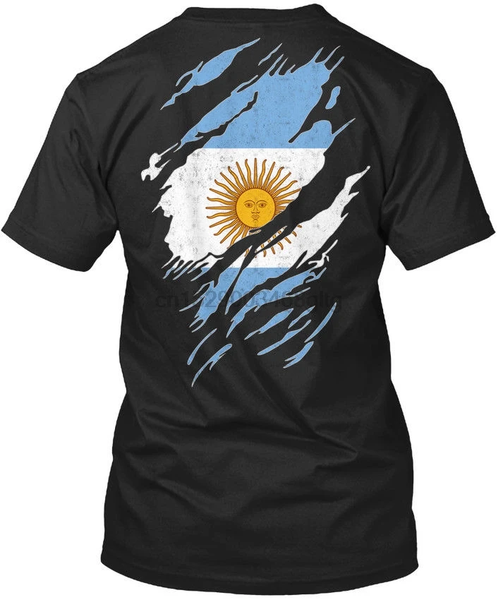 Мужские футболки мода 2019 повседневная приталенная брендовая одежда I Love Argentina 338