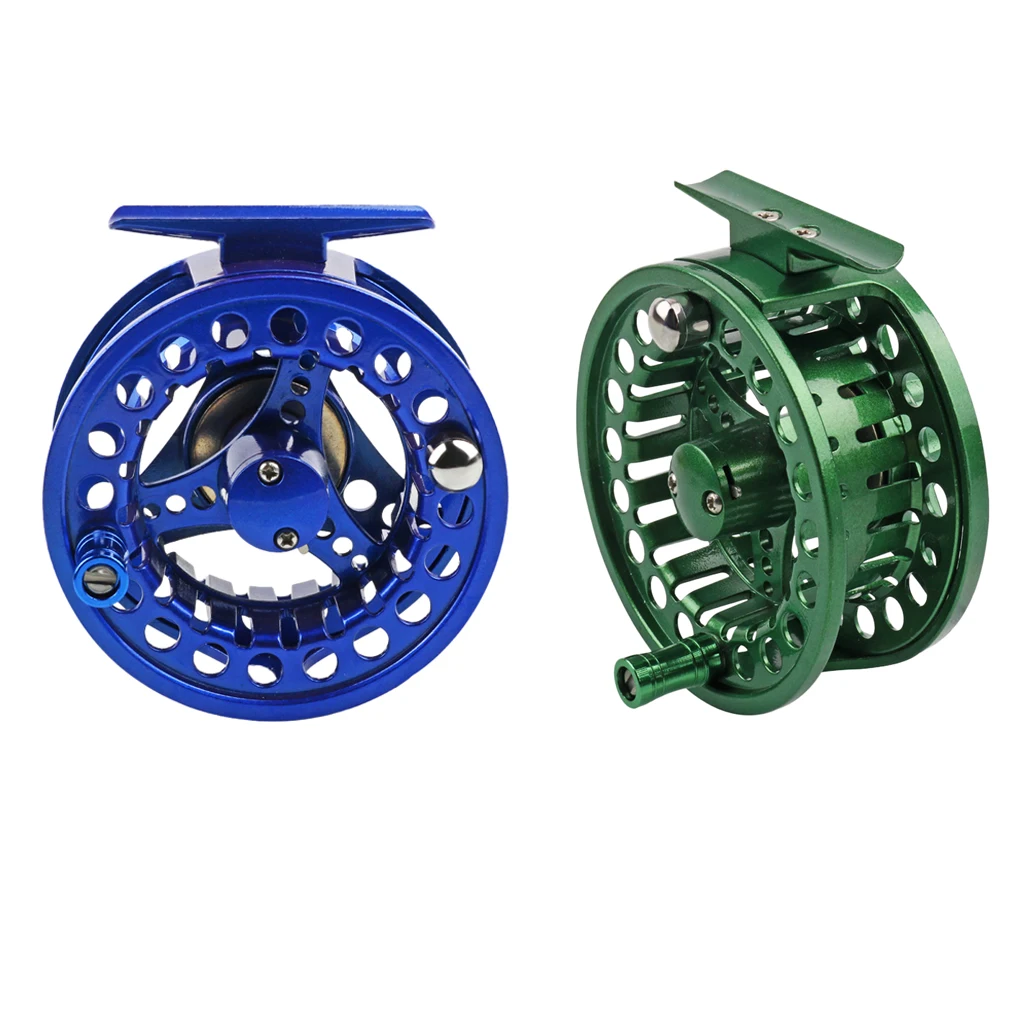 Aluminum Fly Fishing Reel 5/6 WT Left / Right Hand Raft / Ice Fishing Reels Winter Fishing Tackles