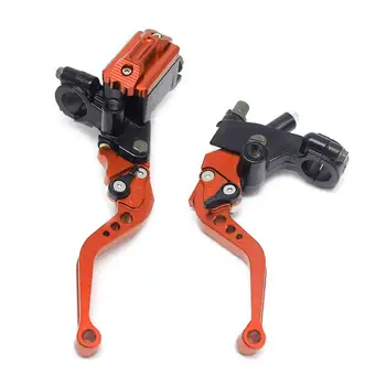 

Motorcycle Handlebar Master Cylinder Levers Hydraulic Brake Pump Clutch Reservoir set FOR suzuki bandit 600 tdm 900 xmax 300