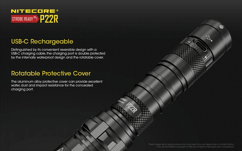 NITECORE P22R 1800 Lumens Tactical Flashlight (12)