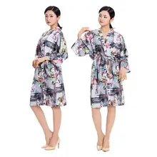 Спа-халат, длинная одежда для сна, халат с рисунком для спа, для свадьбы, дня рождения, вечеринки, стильные милые халаты, быстрая