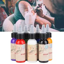 Пигмент для микроблейдинга, профессиональные портативные чернила для татуировки тела, долговечные, быстро окрашивающие пигмент для татуировки, 29,6 мл x 7 шт
