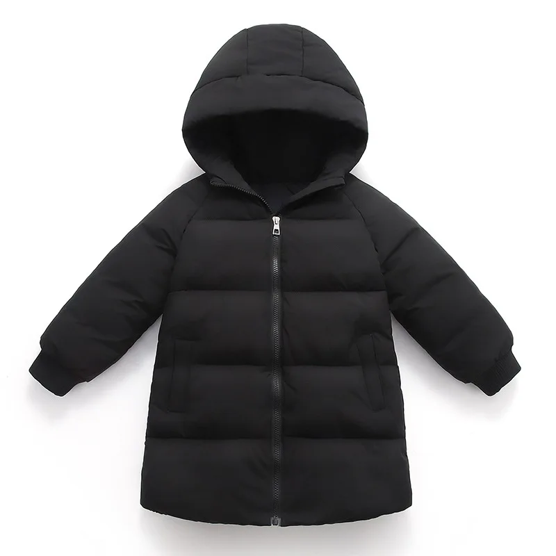  Children winter jacket for kids girl Solid Boys Casual Hooded Coat Baby Clothing Outwear kids Parka