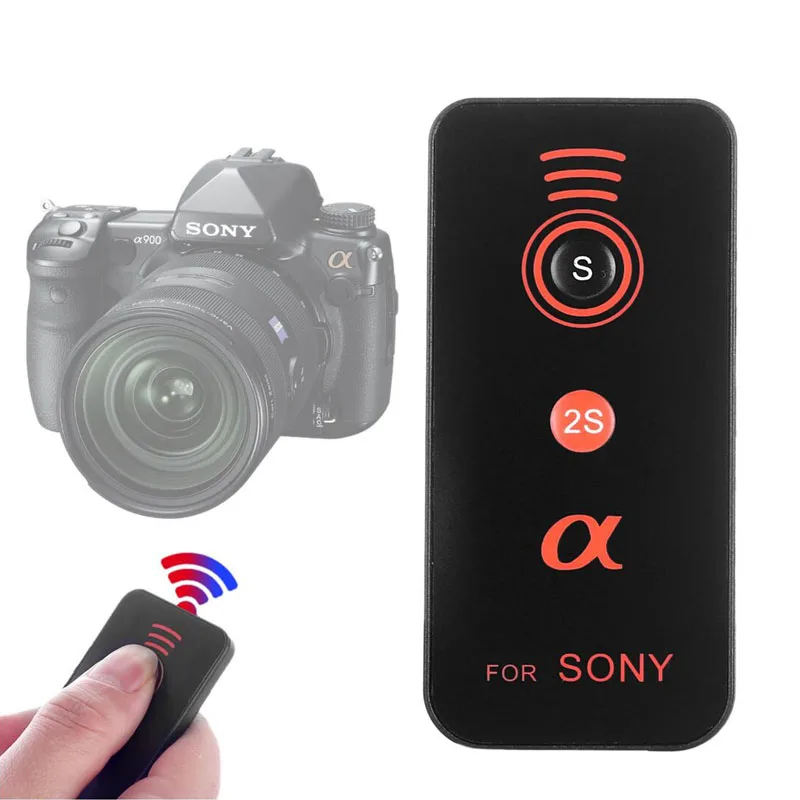 Беспроводной пульт дистанционного управления спуска затвора для SONY NEX-7/5T/N/R A6000 A7