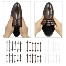 36 шт. водонепроницаемый унисекс ленивые шнурки без галстука эластичные силиконовые шнурки разноцветная обувь кружева