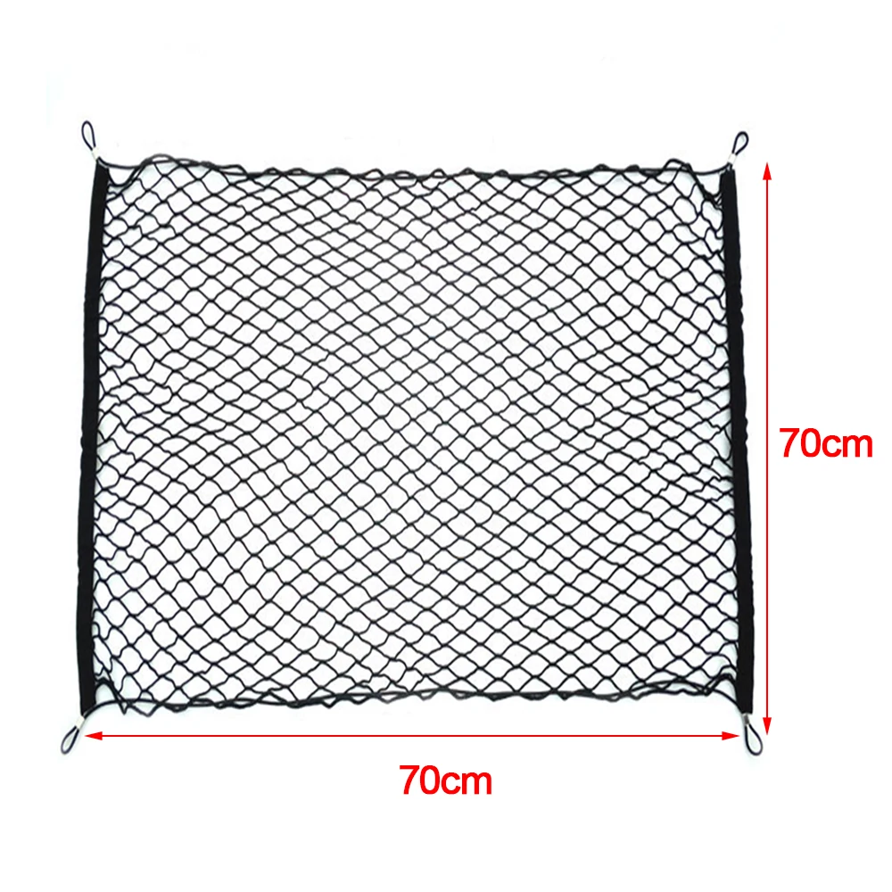 Универсальная сетка для автомобильного багажника большой эластичная багажная сетка перевозки грузов, органайзер, хранилище, сумочка, нейлон Эластичный Автомобильный интерьер ячеистой сети карман