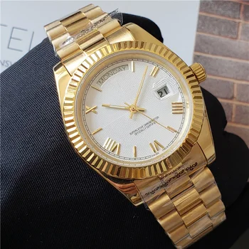 

AAA Stainless Steel Automatic Mechanical golg watch Embossed dial Swiss Luxury Brand same Wrist Watches Designer RX Clock