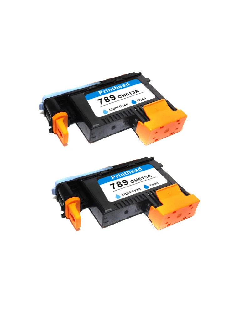 2x печатающая головка совместима с hp 789 CH612A Cyan Light Cyan Замена совместима для принтера hp 789 L25500