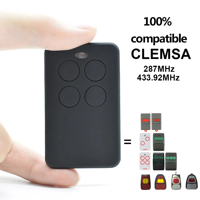 CLEMSA garaje clon de Control remoto MUTANCODE seguridad Mastercode MV1 MV2 MV123 433,92 MHz piloto al mando duplicador de código Rolling 2021