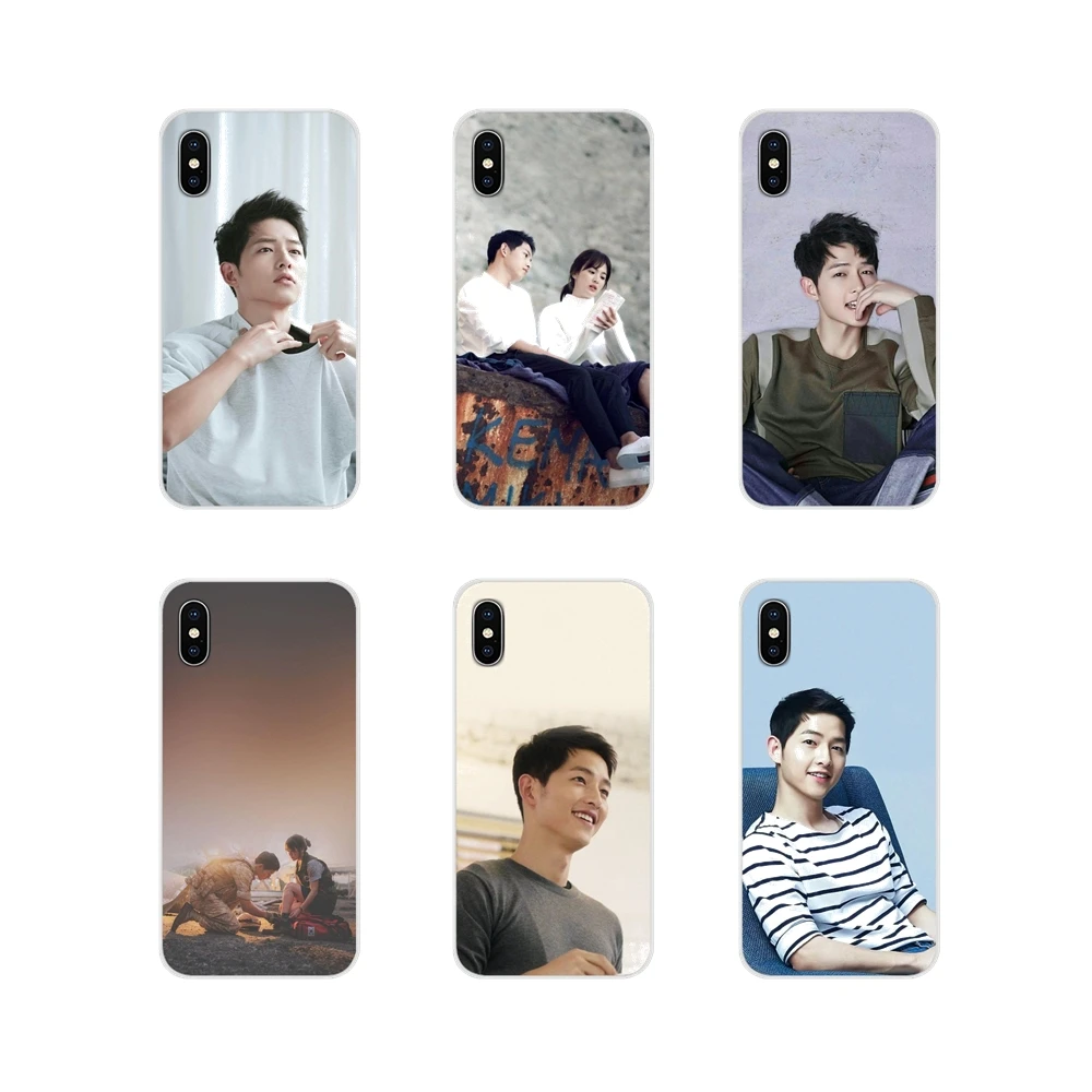 Song kdrama Yoo Si Jin of the sun For Samsung Galaxy S2 S3 S4 S5 Mini S6 S7 Edge S8 S9 S10E Lite Plus TPU Transparent Skin Cover | Мобильные