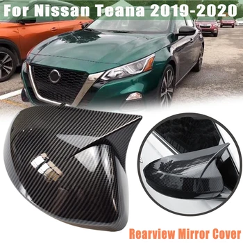

Car Side Wing Mirror Cover Shell Carbon Fiber/ABS Rearview Mirror Cover Caps Styling For Nissan Teana 2019-2020 Car Accessories