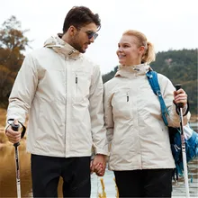 Весенне-осенняя флисовая походная Мужская куртка Женский лыжный костюм, для спорта на открытом воздухе походная куртка для альпинизма водонепроницаемая ветрозащитная