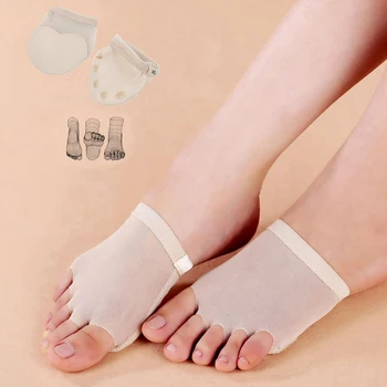 

Padded Five-hole Wear-resistant Foot Practice Dance Insoles Abrasionproof Spats Care Protection Toe Pad Soft Shoe Insole