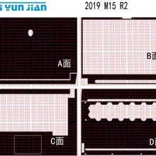 KH Ноутбук наклейка на корпус из углеродного волокна Кожаный чехол протектор для Alienware M15 R2 ALW15M 15,6"