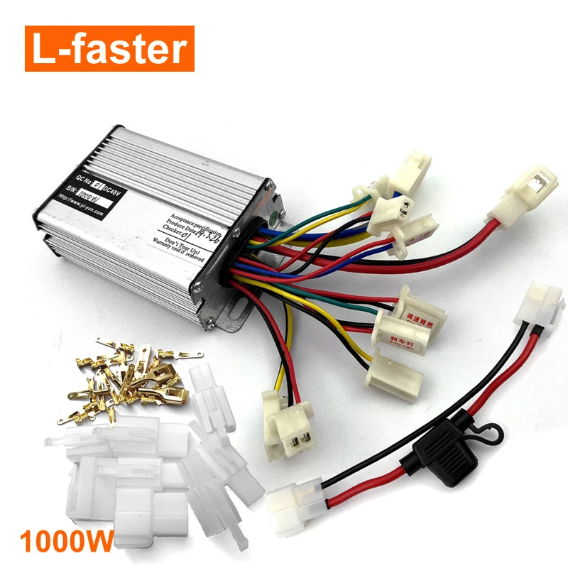 Details about   DC 36V 48V 1000W Brushless Motor  for Bicycle Scooter  Controller