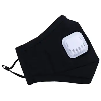 

1pc Solid Color Mouth Mask PM2.5 Dustproof Breathable Cotton Mouth Cover Face Mouth Mask Clothing Accessories For Outdoor